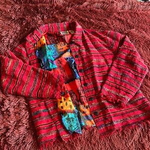 Chicos Design Striped Jacket